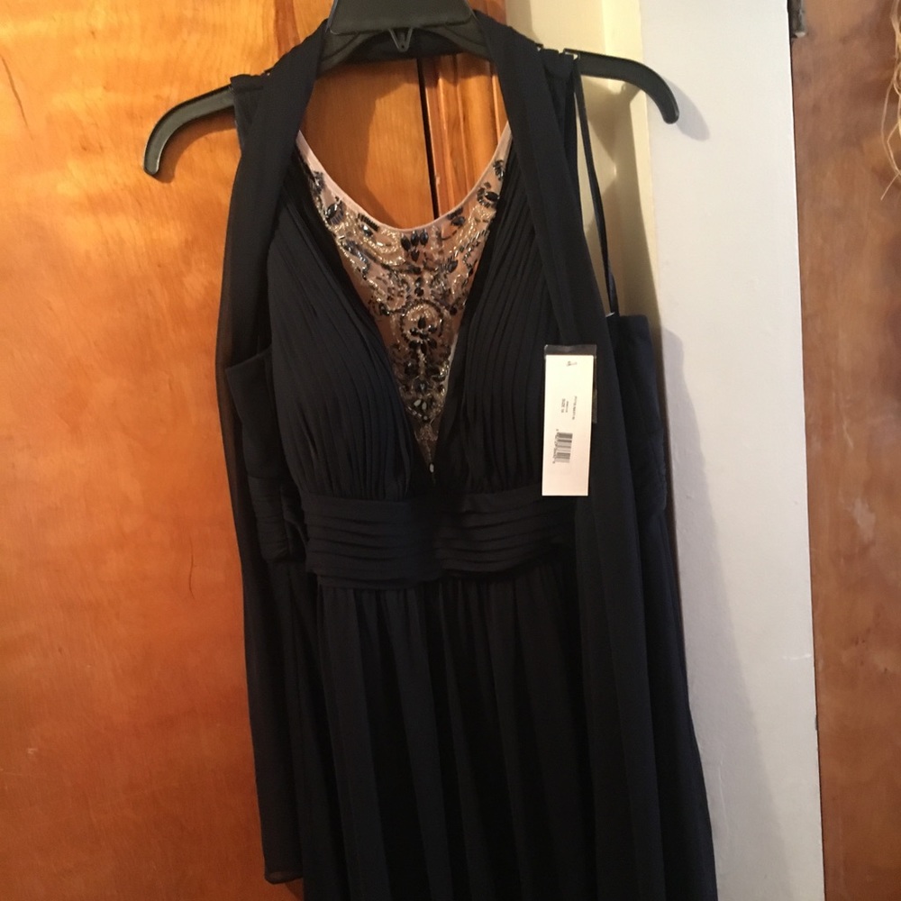 Womens Patra Ltd. Navy Evening Gown